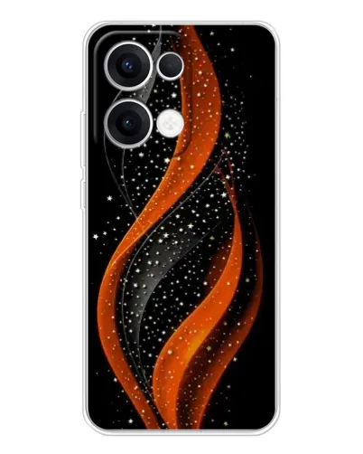 Чехол для OPPO Reno13 с картинкой «Огненная звездная волна»