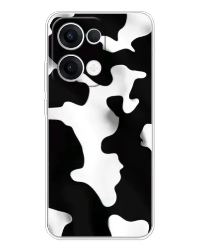 Чехол для OPPO Reno13 с картинкой «Черно-белое пятно»