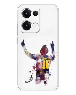 Чехол для OPPO Reno13 с картинкой «Акварельный Месси Барселона» Чехол для OPPO Reno13 с картинкой «Акварельный Месси Барселона»