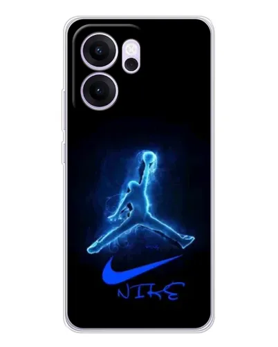 Чехол для OPPO Reno14 F с картинкой «Jordan Neon Blue»
