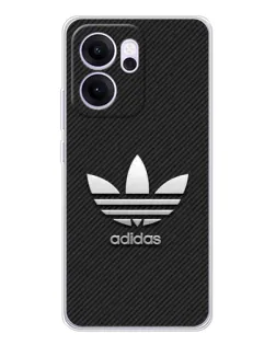 Чехол для OPPO Reno14 F с картинкой «Adidas Карбоновая текстура»