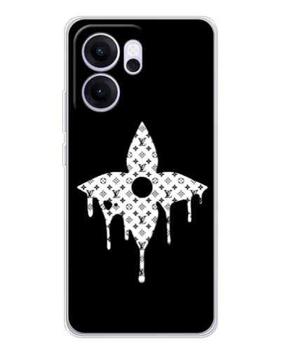Чехол для OPPO Reno14 F с картинкой «Цветочная монограмма» Чехол для OPPO Reno14 F с картинкой «Цветочная монограмма»