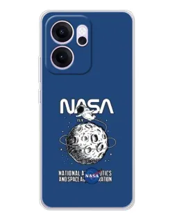 Чехол для OPPO Reno14 F с картинкой «NASA — лунная миссия»