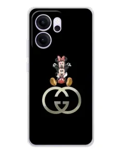 Чехол для OPPO Reno14 F с картинкой «Минни Маус на лого» Чехол для OPPO Reno14 F с картинкой «Минни Маус на лого»