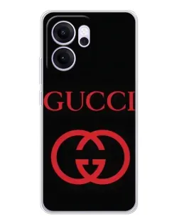 Чехол для OPPO Reno14 F с картинкой «Gucci — красный логотип» Чехол для OPPO Reno14 F с картинкой «Gucci — красный логотип»