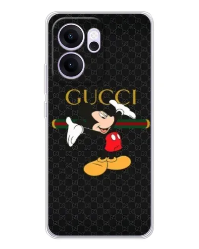 Чехол для OPPO Reno14 F с картинкой «Микки Маус Gucci» Чехол для OPPO Reno14 F с картинкой «Микки Маус Gucci»