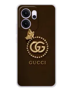 Чехол для OPPO Reno14 F с картинкой «Gucci — золотая бабочка» Чехол для OPPO Reno14 F с картинкой «Gucci — золотая бабочка»