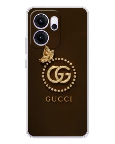 Чехол для OPPO Reno14 F с картинкой «Gucci — золотая бабочка» Чехол для OPPO Reno14 F с картинкой «Gucci — золотая бабочка»