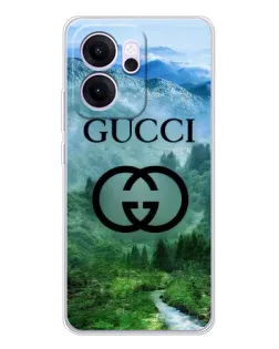 Чехол для OPPO Reno14 F с картинкой «Gucci — горный пейзаж» Чехол для OPPO Reno14 F с картинкой «Gucci — горный пейзаж»