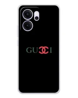 Чехол для OPPO Reno14 F с картинкой «Gucci — красный градиент» Чехол для OPPO Reno14 F с картинкой «Gucci — красный градиент»