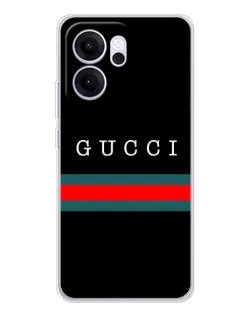 Чехол для OPPO Reno14 F с картинкой «Gucci — красный пояс» Чехол для OPPO Reno14 F с картинкой «Gucci — красный пояс»