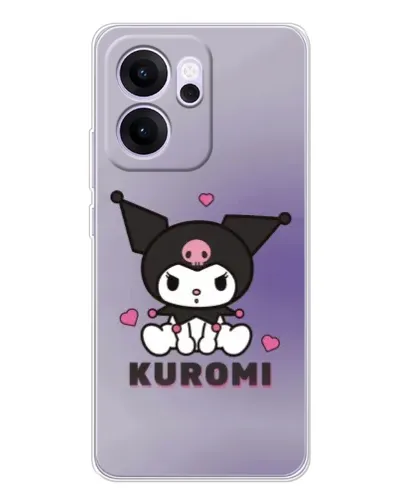 Чехол для OPPO Reno14 F с картинкой «Kuromi — фиолетовый арт» Чехол для OPPO Reno14 F с картинкой «Kuromi — фиолетовый арт»