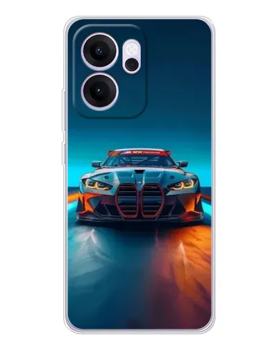 Чохол для OPPO Reno14 F з картинкою «BMW — вогні неону» Чохол для OPPO Reno14 F з картинкою «BMW — вогні неону»