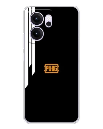 Чехол для OPPO Reno14 F с картинкой «PUBG — вертикальные линии» Чехол для OPPO Reno14 F с картинкой «PUBG — вертикальные линии»