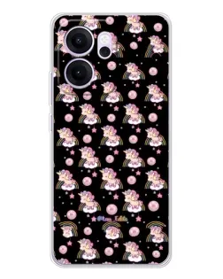 Чехол для OPPO Reno14 F с картинкой «Magic Unicorn паттерн»