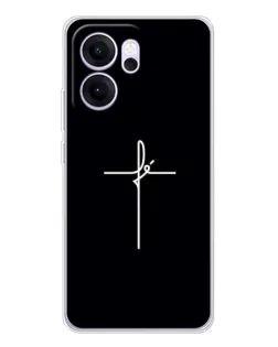 Чехол для OPPO Reno14 F с картинкой «Тонкий крест»