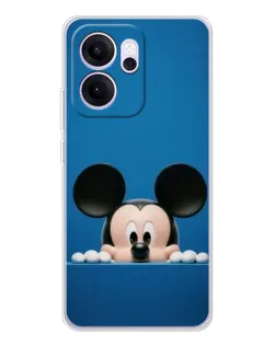 Чехол для OPPO Reno14 F с картинкой «Микки выглядывает»