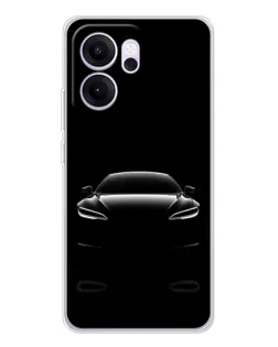Чехол для OPPO Reno14 F с картинкой «Силуэт Tesla Night» Чехол для OPPO Reno14 F с картинкой «Силуэт Tesla Night»