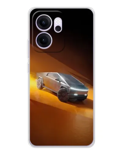Чехол для OPPO Reno14 F с картинкой «Cybertruck в пустыне» Чехол для OPPO Reno14 F с картинкой «Cybertruck в пустыне»