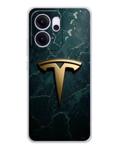 Чехол для OPPO Reno14 F с картинкой «Мраморная Tesla Gold» Чехол для OPPO Reno14 F с картинкой «Мраморная Tesla Gold»