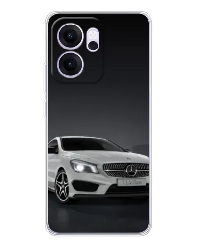 Чехол для OPPO Reno14 F с картинкой «Mercedes AMG GT Silver»