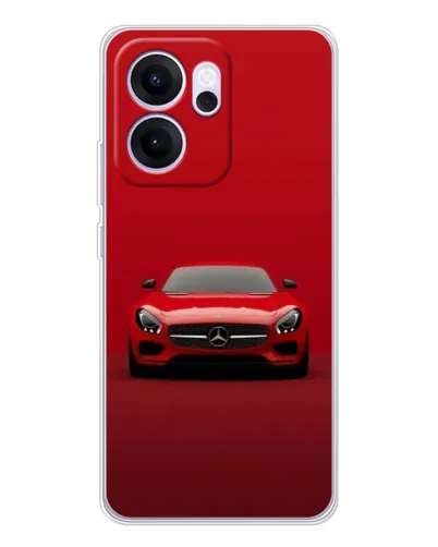 Чехол для OPPO Reno14 F с картинкой «Красный Mercedes AMG»