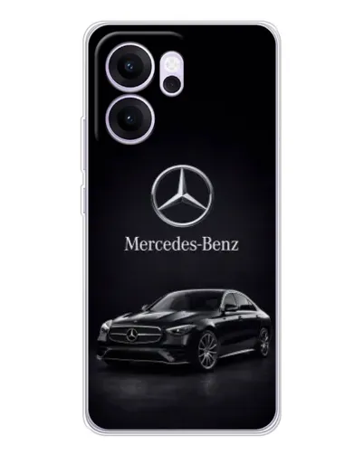 Чехол для OPPO Reno14 F с картинкой «Mercedes — решетка радиатора»