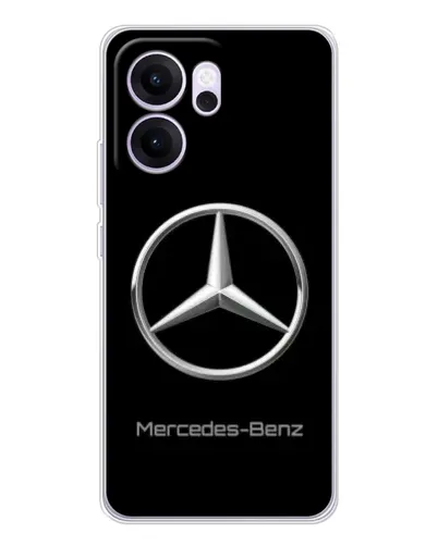 Чехол для OPPO Reno14 F с картинкой «Mercedes Silver Logo»