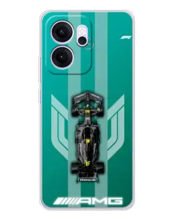 Чехол для OPPO Reno14 F с картинкой «Mercedes AMG Petronas»