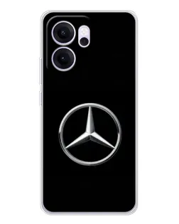 Чехол для OPPO Reno14 F с картинкой «Mercedes классический лого»