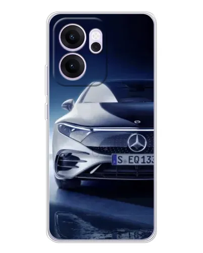 Чехол для OPPO Reno14 F с картинкой «Mercedes EQ — будущее»