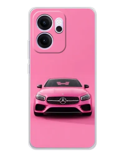 Чехол для OPPO Reno14 F с картинкой «Розовый Mercedes AMG» Чехол для OPPO Reno14 F с картинкой «Розовый Mercedes AMG»