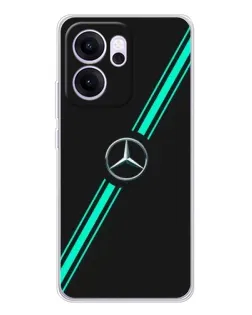 Чехол для OPPO Reno14 F с картинкой «Спортивные линии Mercedes» Чехол для OPPO Reno14 F с картинкой «Спортивные линии Mercedes»