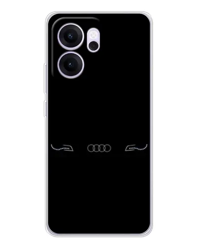 Чехол для OPPO Reno14 F с картинкой «Audi — световой подпись»