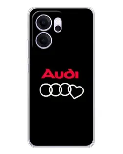 Чехол для OPPO Reno14 F с картинкой «Логотип Audi Heart» Чехол для OPPO Reno14 F с картинкой «Логотип Audi Heart»