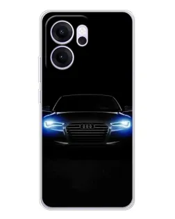Чехол для OPPO Reno14 F с картинкой «Audi в неоне» Чехол для OPPO Reno14 F с картинкой «Audi в неоне»