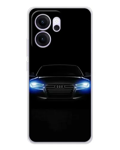 Чехол для OPPO Reno14 F с картинкой «Audi в неоне»