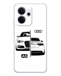 Чехол для OPPO Reno14 F с картинкой «Audi — контрастный дизайн» Чехол для OPPO Reno14 F с картинкой «Audi — контрастный дизайн»