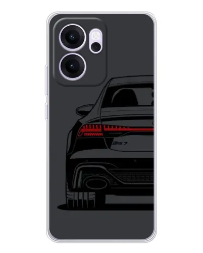 Чехол для OPPO Reno14 F с картинкой «Задняя часть Audi — арт»
