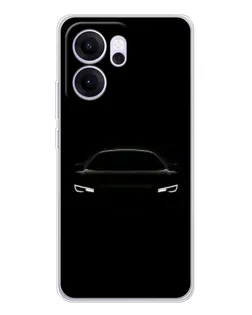 Чехол для OPPO Reno14 F с картинкой «Взгляд Audi в темноте» Чехол для OPPO Reno14 F с картинкой «Взгляд Audi в темноте»