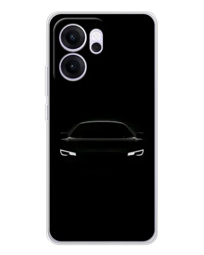 Чехол для OPPO Reno14 F с картинкой «Взгляд Audi в темноте»