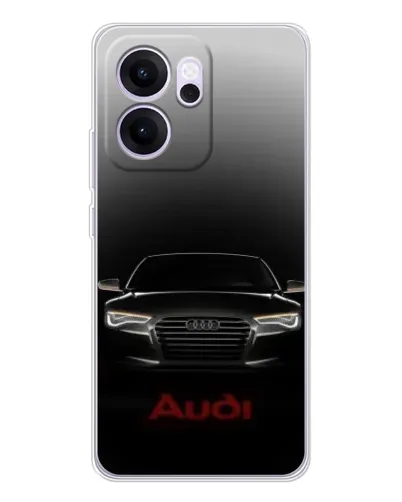 Чехол для OPPO Reno14 F с картинкой «Audi — градиентный контур»