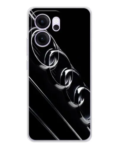 Чехол для OPPO Reno14 F с картинкой «Audi — абстрактные кольца»