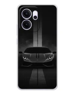 Чехол для OPPO Reno14 F с картинкой «Lamborghini симметрия дорог»