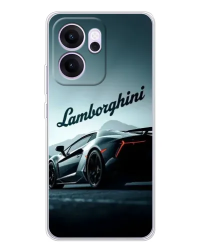 Чехол для OPPO Reno14 F с картинкой «Классическая надпись Lamborghini»