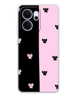 Чехол для OPPO Reno14 F с картинкой «Контрастные банты»