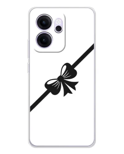 Чехол для OPPO Reno14 F с картинкой «Диагональный бант»