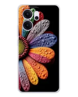 Чехол для OPPO Reno14 F с картинкой «Радужный цветок» Чехол для OPPO Reno14 F с картинкой «Радужный цветок»
