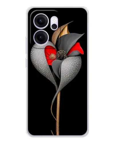 Чехол для OPPO Reno14 F с картинкой «Серебряный фантазийный цветок» Чехол для OPPO Reno14 F с картинкой «Серебряный фантазийный цветок»