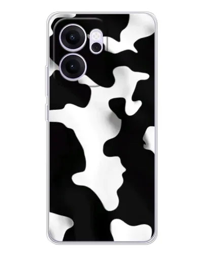 Чехол для OPPO Reno14 F с картинкой «Черно-белое пятно»
